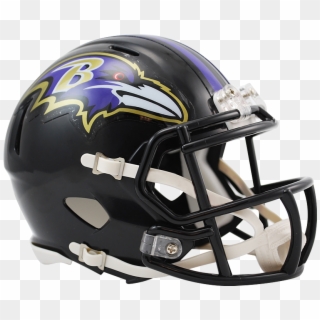 Baltimore Ravens Speed Mini Helmet - Baltimore Ravens Helmet, HD Png Download