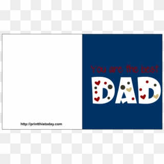Fathers Day Card 4 - Printable Fathers Day Card From Dog, HD Png Download