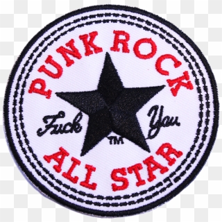 Converse All Star , Png Download - Punk Rock All Star Patch, Transparent Png