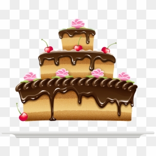 Free Png Download Cake With Chocolate Cream Png Images - Cake Png, Transparent Png