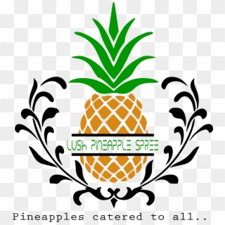 Lush Pineapple Spree - Pineapple Decals, HD Png Download