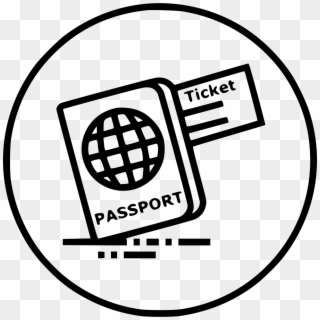 Travel Visa Identity Tourism Document Svg Png - Ticket And Visa Png, Transparent Png