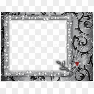 Free Png Silver And Black Transparent Frame Png Images - Picture Frame, Png Download