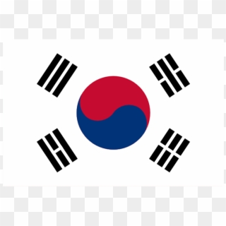 South Korean Flag Medium - South Korea Flag, HD Png Download