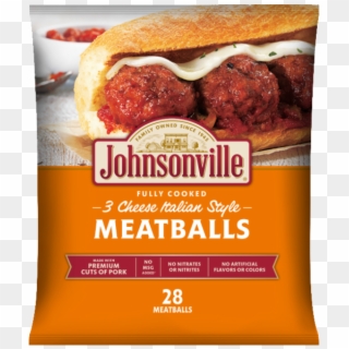 Three Cheese Italian Style Meatballs - Johnsonville Frozen Meatballs, HD Png Download