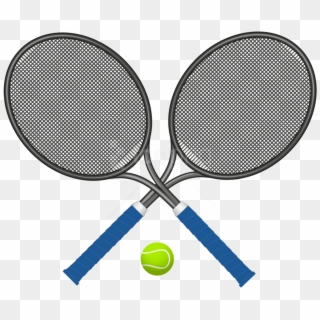 Free Png Download Tennis Rackets With Ball Clipart - Tennis Racket Clipart Png, Transparent Png