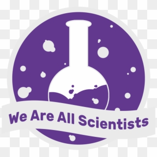 We Are All Scientists Enamel Pin - Graphic Design, HD Png Download