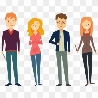 Vector Character Illustration - Personality Vector Png, Transparent Png