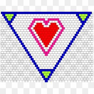 Cute Heart Bead Pattern Bead Hd Png Download 877x672 1657103