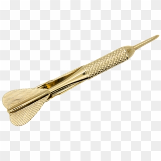Dart Arrow Tie Clip , Gold - Cold Weapon, HD Png Download