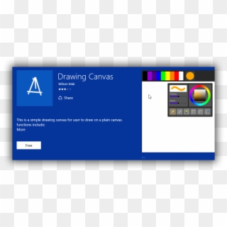 Drawing Canvas App - Windows 10 Drawing, HD Png Download