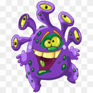 Weird Clipart Monster - Funny Monsters, HD Png Download