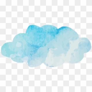 Blue Sky Turquoise Font Clouds Vector - Illustration, HD Png Download