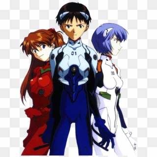 Neon Genesis Evangelion - Evangelion Shinji Rei Asuka, HD Png Download