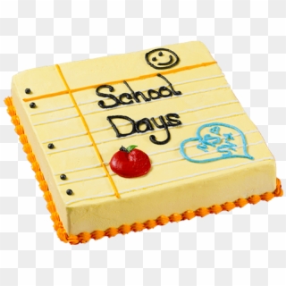 School Days Paper Ice Cream Cake - Back To School Cake Carvel, HD Png Download