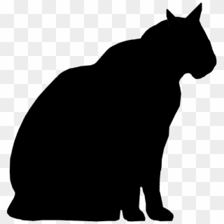 Big Image Free Download Techflourish Collections Silhouette - Male Cat Silhouette, HD Png Download