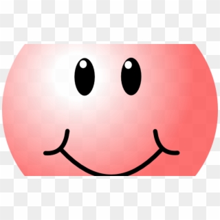 Emotions Png - Pink Smiley Face Cartoon, Transparent Png