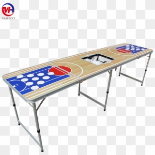 Beer Pong Table,customized Beer Die Tables With Printing,factory - Folding Table, HD Png Download
