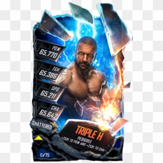 Tripleh S5 24 Shattered2 - Wwe Supercard Shattered Tier, HD Png Download