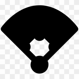Graphic Black And White Field Icon Free Download Png - Icono Png Beisbol Ios, Transparent Png