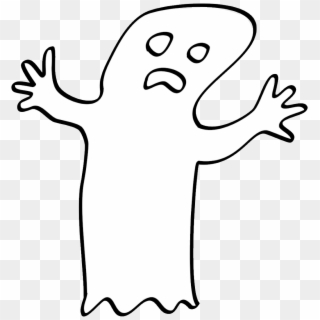 Ghost Drawing Images - Ghost With No Background, HD Png Download