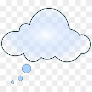 Thinking Cloud Png - Obláčik, Transparent Png