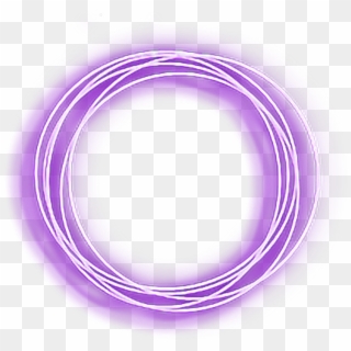 #frame #purple #neon #circles #cool - Circulo Neon Png, Transparent Png