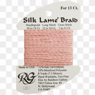 Needlepoint Silk Lame Braid Thread Lb-07 - Eye Shadow, HD Png Download