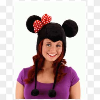 Disney Minnie Mouse Adult Hoodie At Cosplay Costume - Minnie Mouse Hats, HD Png Download