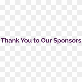 Sponsor Thank You Banner - Graphic Design, HD Png Download