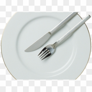 Dinner Plate Clipart Plate Cup - Plate And Cutlery Png, Transparent Png
