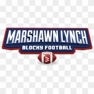 Marshawn Lynch Blocky Football Messages Sticker-4 - Graphics, HD Png Download