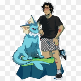 Pokemon Gymleadersona Gymsona Vaporeon Me Sorry For - Cartoon, HD Png Download