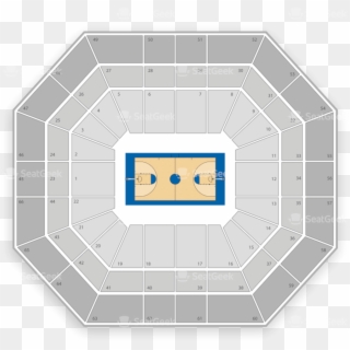 Taco Bell Arena Seating Chart Map Seatgeek - Soccer-specific Stadium, HD Png Download