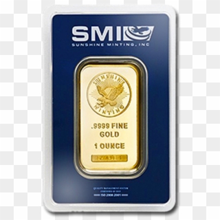 Picture Of 1 Oz Sunshine Mint Gold Bar - 1 Oz Sunshine Mint Gold Wafer Bar, HD Png Download