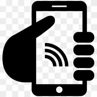 With Internet Connection Svg Png Icon Free - Smartphone Icon Design, Transparent Png