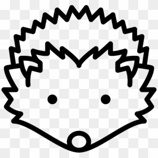 Png File Svg - Hedgehog Face Vector, Transparent Png