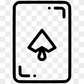 Casino Playing Card Spade Gamble Gambling Luck Comments, HD Png Download