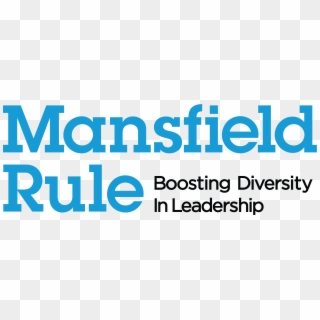 The Mansfield Rule Was One Of The Winning Ideas From - Graphic Design, HD Png Download