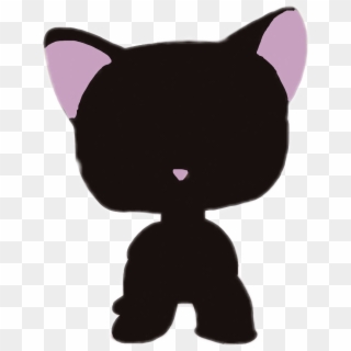 Lps Black Cat Png , Png Download - Stuffed Toy, Transparent Png
