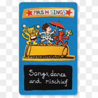 Mrs H Sings By Mrs H And The Sing-along Band - Cartoon, HD Png Download