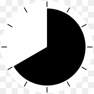 Time Minutes Stopwatch - 40 Minutes On A Clock, HD Png Download