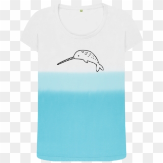 Blue Fade Narwhal Limited Edition Top - T-shirt, HD Png Download