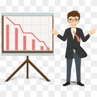 Bad Sales Man Chart Converted - Chart Man Png, Transparent Png