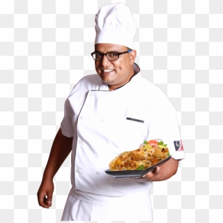 Discover - Chef With Biryani Png, Transparent Png