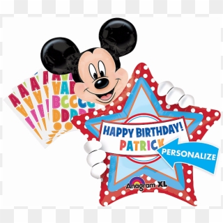 Mickey Mouse Birthday Png - Mickey Mouse Head, Transparent Png