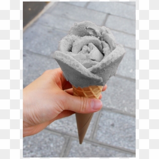 Food Ice Cream Png Transparent Semi Transparent - Flower Ice Cream Paris, Png Download