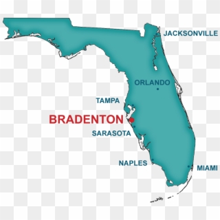 Http - //www - Bradentonbluesfestival - Org/wp Map - Florida Map Bradenton, HD Png Download