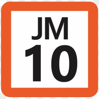 Jr Jm-10 Station Number - Sign, HD Png Download