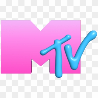 Mtv Logo 2015 Blue And Purple - Mtv Logo Blue, HD Png Download
